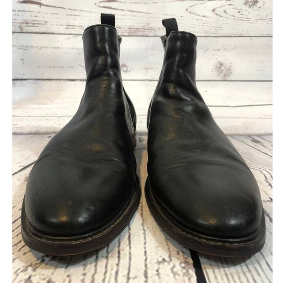 Aston Grey PAGLIAGA Chelsea boots in black size 11.5 - Picture 6 of 12